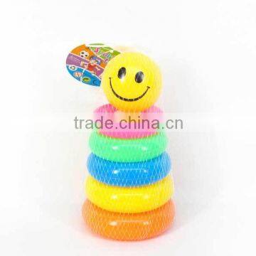 Intelligent plastic circle toss toys game, rainbow ring toys for Wholesale, game toys for children, EB034004