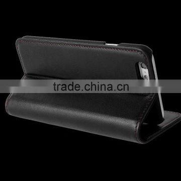 Cow Leather Case for Iphone 6S With PC Shell With Card Slots Genuine Leather Black Mobile Phones Accessories for Iphone 6 Case photo-2