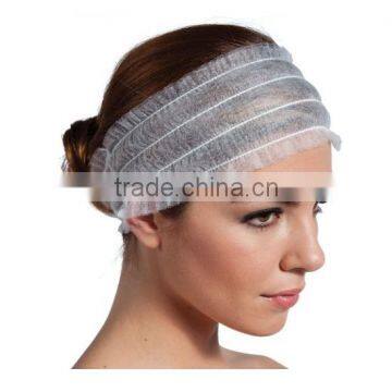 Disposable spa non woven headband