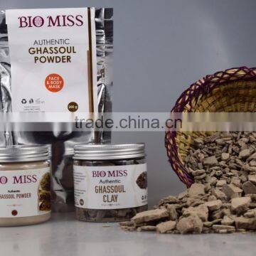 100% Authentic and Natural Ghassoul Clay Powder - Finest Powder for Face, Body & Hair Mask photo-2