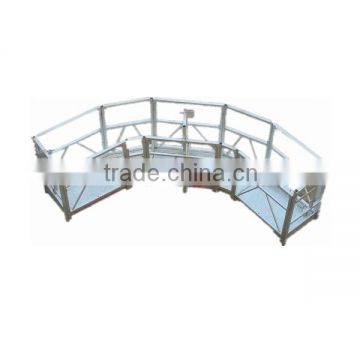 Aluminum alloy pin type suspended platform / construction lift / gondolas export to Qatar