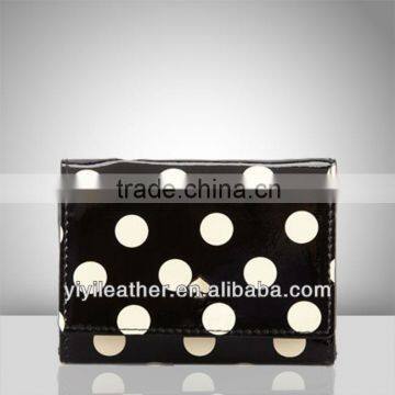 2592-2014 fashion design lady purse spotted leather brand wallet                        
                                                Quality Choice