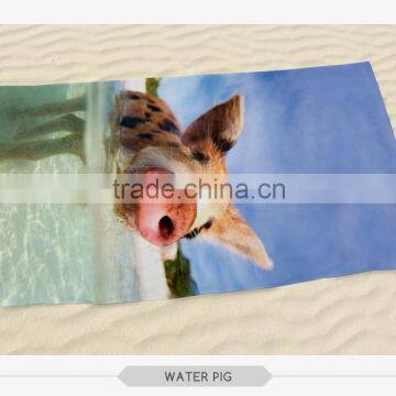 wholesale cheap advertising microfiber logo printed beach towel                        
                                                                                Supplier's Choice