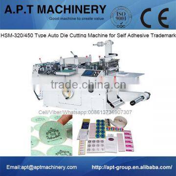 HSM-320/450 Type Auto Die Cutting Machine for Self Adhesive Trademark