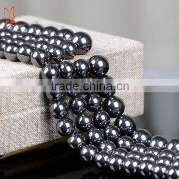 Wholesale gemstone hematite round beads jewelry