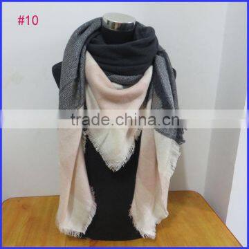 Hot Selling Winter Tartan Plaid Scarf Cashmere photo-5