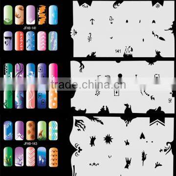 Airbrush Stencils For Nail Art Paint Air Brush Salon 320 Design (20 Sheets) Set No.8