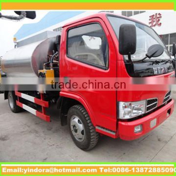 Top quality small 4000 litres asphalt pump truck, bitumen emulsion china, asphalt tanker truck