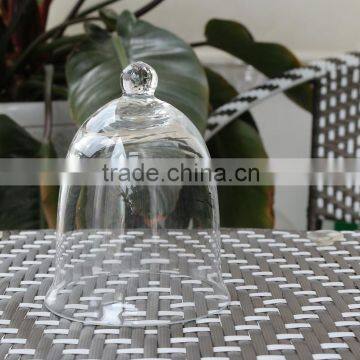 Handblown Mini Cake dome customized leadfree clear transparent manufacture popular model