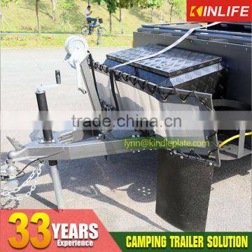 Rear Folded Hard Floor Trailer Camper Trailer for Sales photo-5