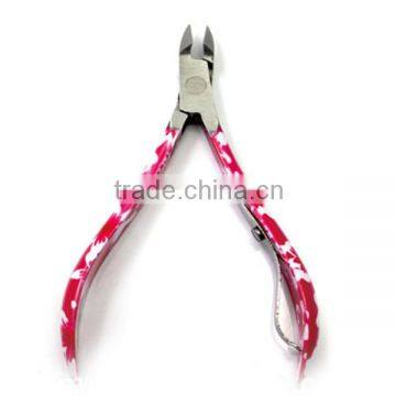 Red High Qulaity ABS Plastic Handle Stainless Steel Cuticle Nipper With Various Choices