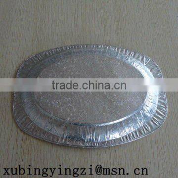 aluminium foil containers oval platter-embossing pattern