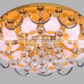 Crystal Flat Ceiling Lamp/modern Decoration Low Voltage Crystal Lighting