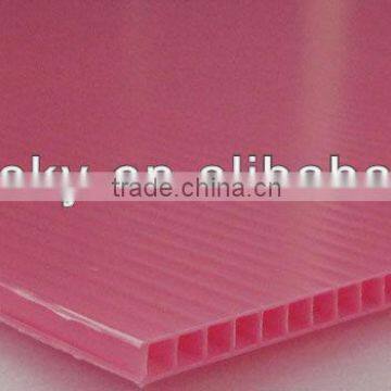 supply 3mm polypropylene corrugated sheet in Guangdhong China