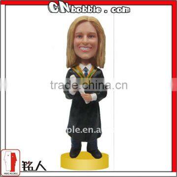 customized bobblehead for souvenir graduation