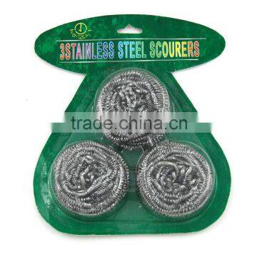 3pc stainless steel pot scourer