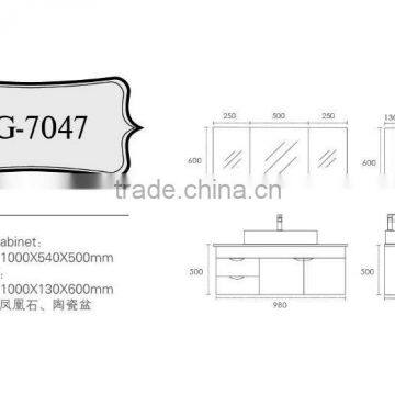 Multi-Layer Solid Wood Bathroom Latest Bathroom Furniture photo-4