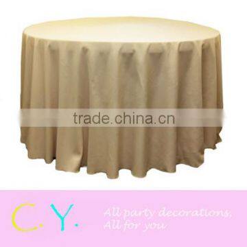 Satin Tablecloth for Wedding and Party-Champagne