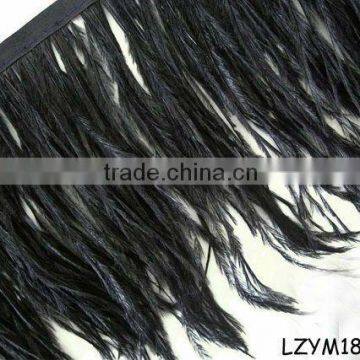 Ostrich Feather trim for garment dress LZYM189A