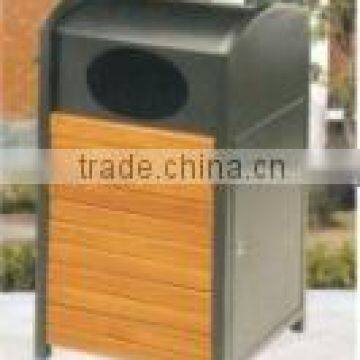 Outdoors Wooden Dustbin