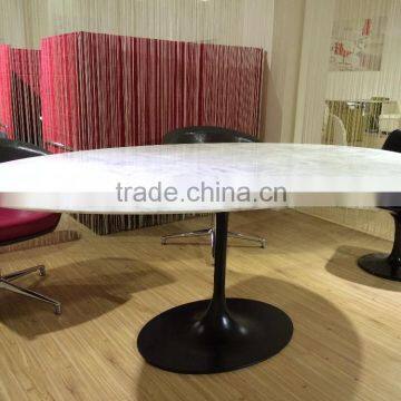 Oval Marble Top Dining Table, Oval Dining Table Marble, Oval Marble Dining Table CT-605 photo-2