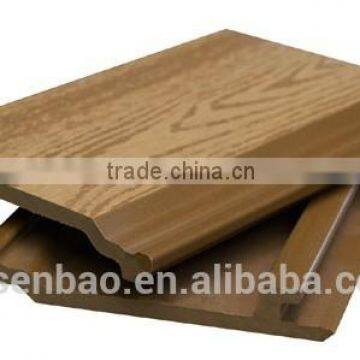 wood plastic composited wall panel
