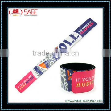 PVC slap bracelet