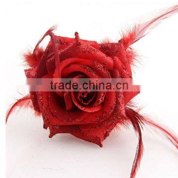 2013 New design wholesale DIY gold dust rose flowers H-82