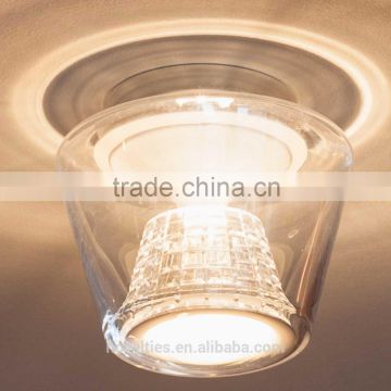 Modern LED 12W Ceiling Lamp Transparent Color Bed Room Beautiful and Fascinating Ceiling Lights