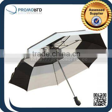 Custom Windproof Personalized Auto Open Button Advertising Golf Umbrella photo-2
