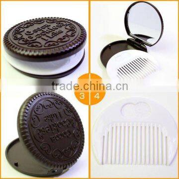 Cute Chocolate sandwiched make-up Mirror