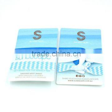 Custom Print Elastic Hair Band With Custom Card