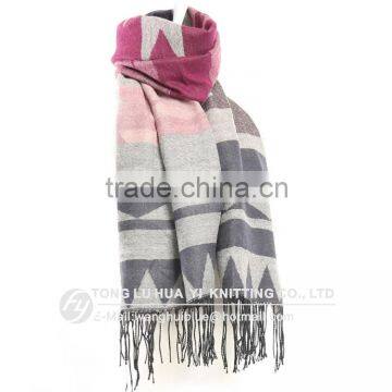 Customized Woven 100% Acrylic Wholesale Magic Scarf photo-4