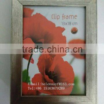 4x6 inch ornate silver plastic picture photo frame