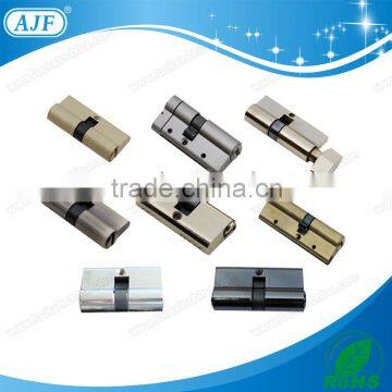 AJF high quality and security brass mortise euro door lock cylinder