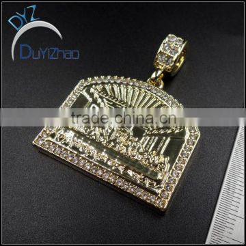 wholesale new style cheap 24k gold mens hiphop pendants