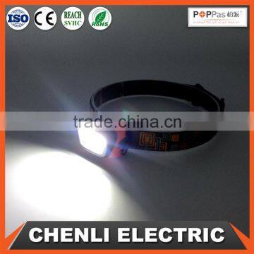 POPPAS T11 AAA Operated 3W COB High Outdoor Waterproof Running Camping Walking Led Headlamp photo-6