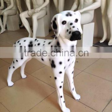 Fashion fiberglass display mannequin dog statues for sale