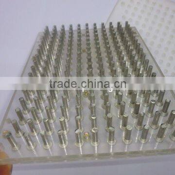 187 holes manual capsule filling machine + tamping tool size 00# capsule plastic sheet