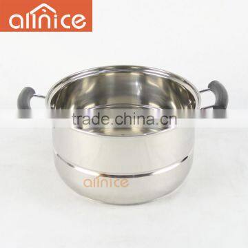 Removable Stainless Steel Cookware Food Double Layer Stainless Steel Food Steamer Pot photo-6