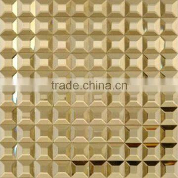 hot sale 5 beveled gold mirror glass wholesale