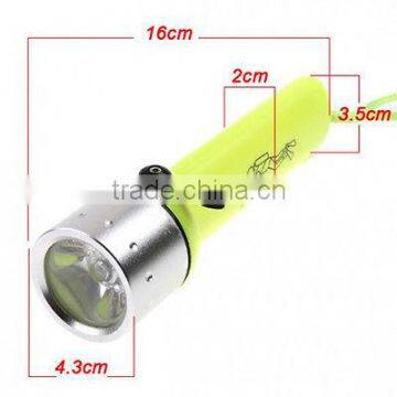 scuba diving light Underwater LED diving led torch 18650 Torch Lamp Light, diving torch light