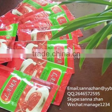 hot sell tomato paste ,tomato sauce with tin and pouch,double concentration