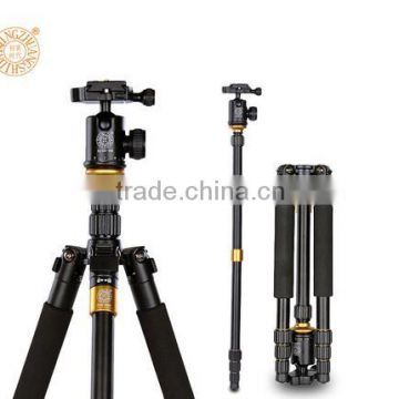 QZSD-Q999S multi-function Aviation aluminum magnesium alloy tripod, travel convenience tripod factory direc