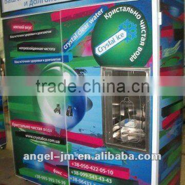 Coin/bill drinking water vending machine/IC card pure water selling equipment/Double filling heads water vending machine