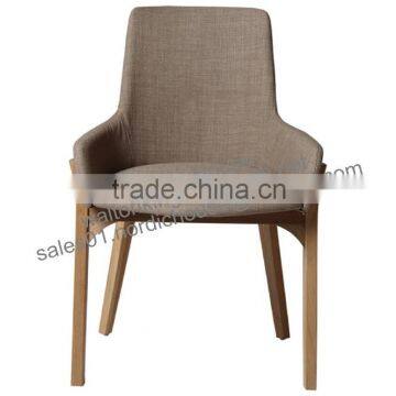 Denmark Design Hot Sale Low Price KD Simple Design Solid Wooden Woven Material Antique Wood Frame Dining Chair