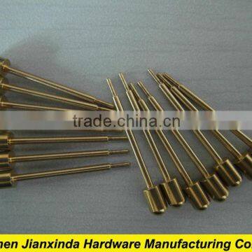 Custom brass machine parts