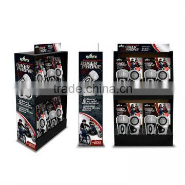 promotion attractive retail cardboard sidekick display with tiers