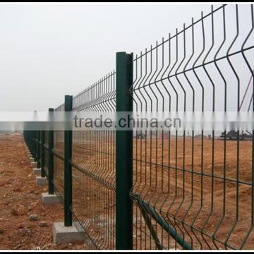 Galvanized welded wire fence panels with PVC coated