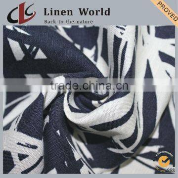 35443 Linen Viscose 30/2*9 54*43 53/54" Printed Fabric